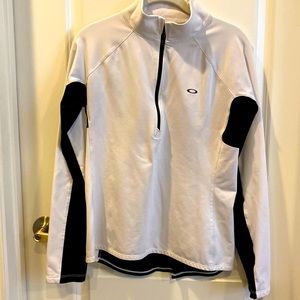 Oakley long sleeve running three-quarter zipper
